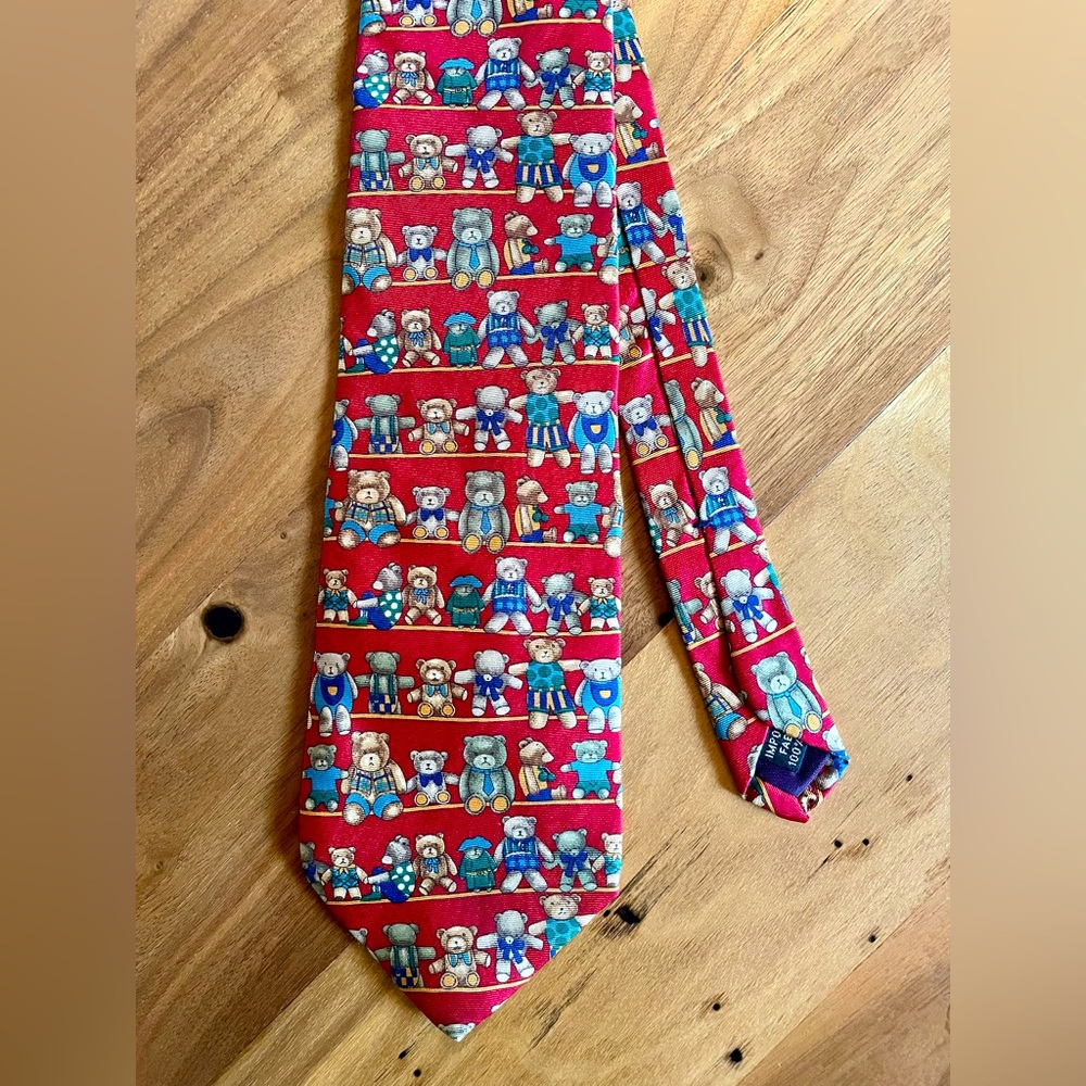 Gift for teacher principal pediatrician Teddybear Tie